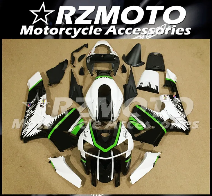 4 подарки ABS мотоцикл полный обтекатель комплект подходит для CBR600RR F5 2005 2006 05 06 cbr600 600RR тела набор белый зеленый