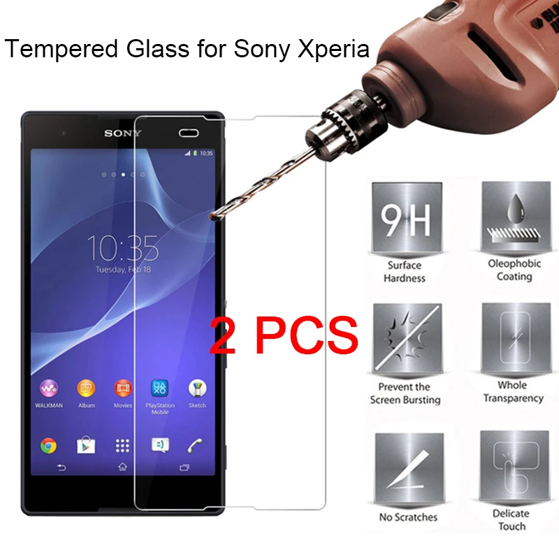 2 шт. Защитное стекло для Sony XA2 Plus XA3 XA1 Ultra HD 9H | Мобильные телефоны и аксессуары