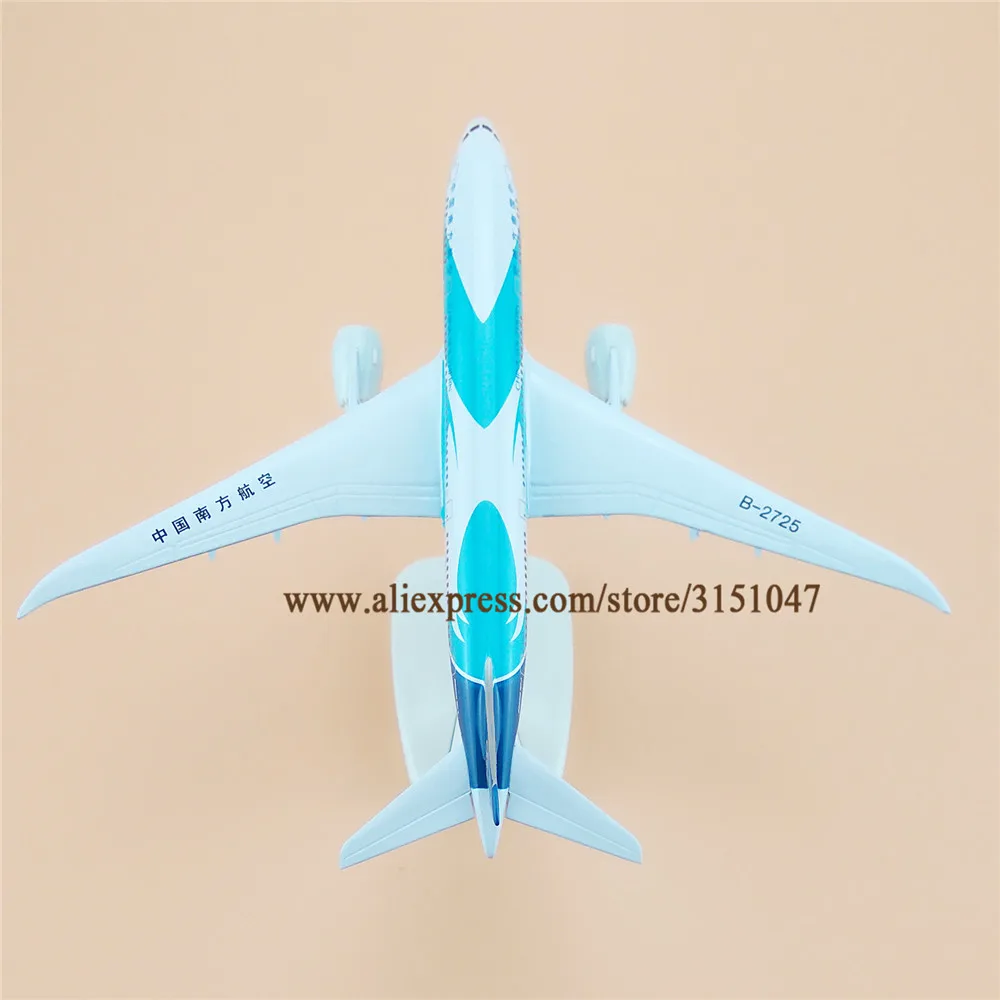 20 см модель самолета Air China Southern B787 Boeing 787 Airways Airlines из металлического сплава литье