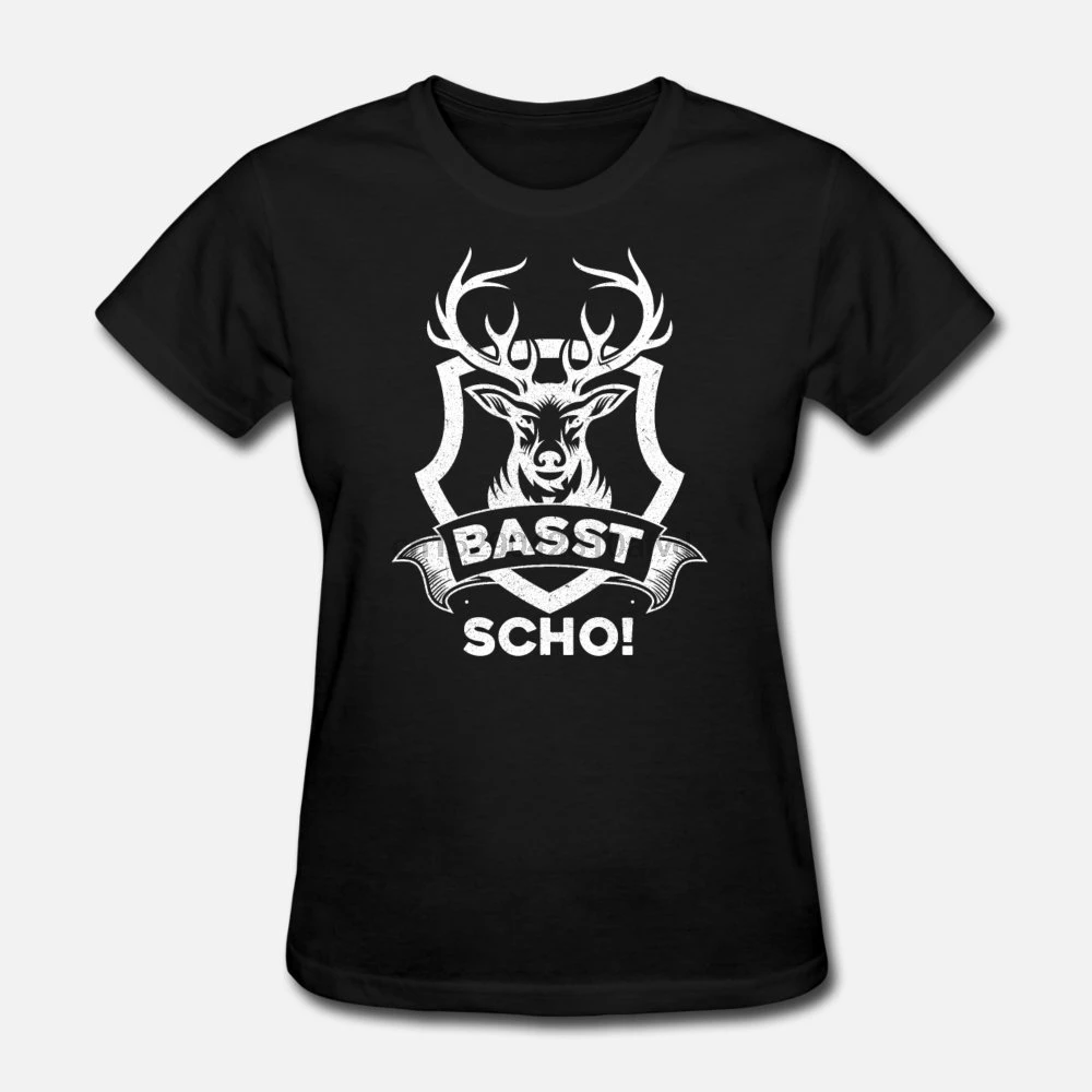 Мужская футболка Basst Scho Hirsch баварийская Бавария распылительные футболки женские