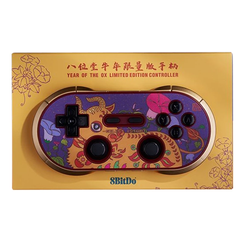 2021 8BitDo New Year Limited Edition Controller for Switch Windows macOS Steam Android N30 Pro2 Wireless Bluetooth Gamepad 