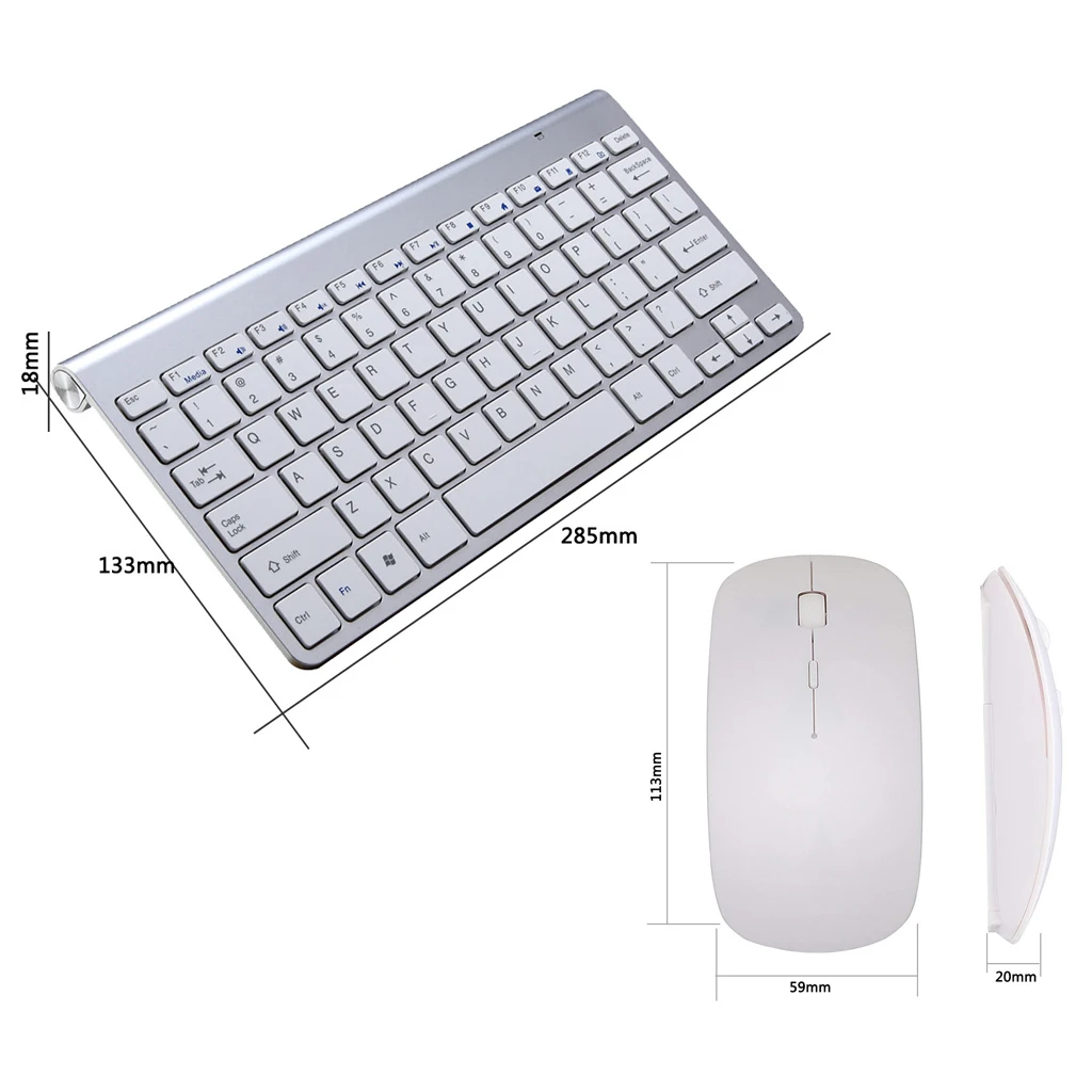 2.4Ghz Waterproof Wireless Keyboard & Mouse Combo Set For PC Laptop Computer Desktop Mice And Keyboard Set Kit 2019 New