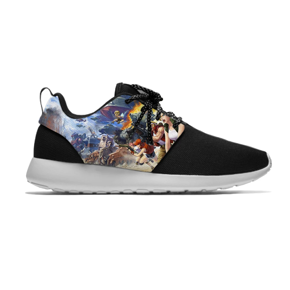 

Metal Slug Geo Gun Game Hot Cool Funny Fashion Kids Sport Running Shoes Casual Breathable 3D Print Sneakers Boys Children Girl