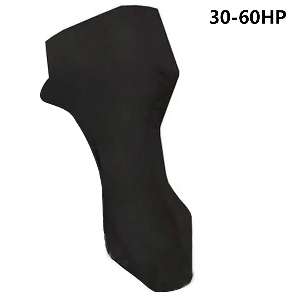 Boat Full Motor Cover Outboard Engine Protector For 20-60HP Boat Motors Black Waterproof 210D Oxford Cloth Dust Cover
