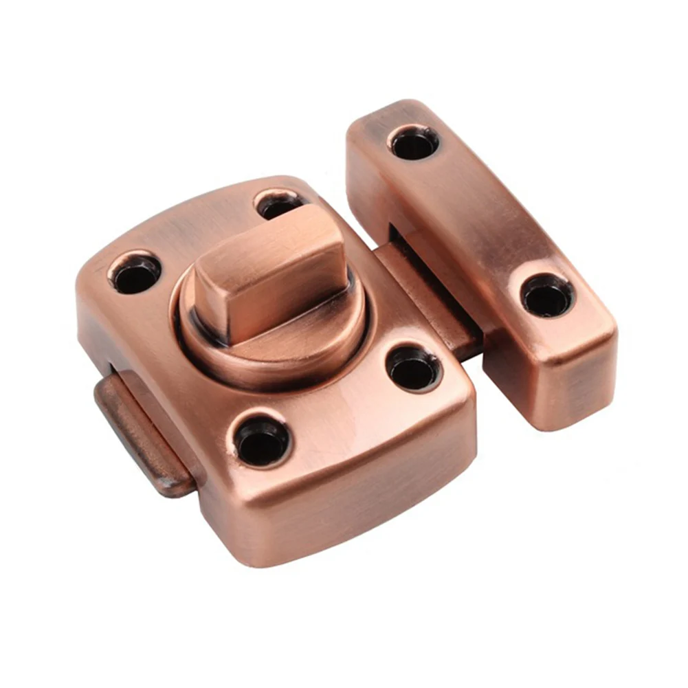 Red 52mmx38mm 1 шт. Цинковый сплав толстый Противоугонный замок для безопасности двери вращается защелка Скользящий замок для ворот шкафа окна SLC88 - Цвет: Red 52mmx38mm