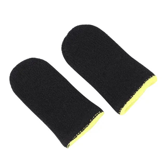 2 buc Deget Acoperire Respirabil Game Controller Deget Manșon Pentru PUBG Sudoare Rezistent Non-Scratch Touch Screen Gaming Degetul Mănuși_voghion.com