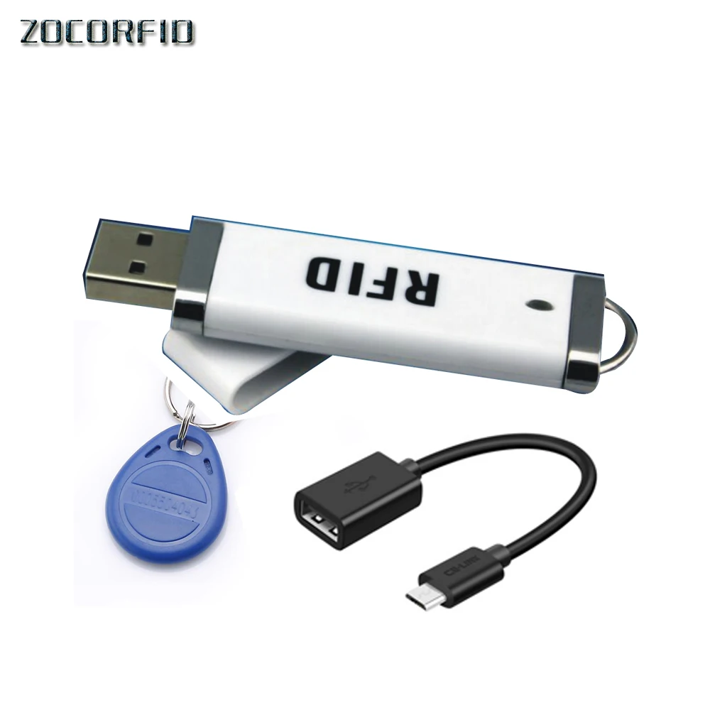 휴대용 미니 USB RFID EM ID 카드 판독기 25Khz 카드 판독기 재생 및 플러그 USB 8/10 비트 용 드라이버 방지
