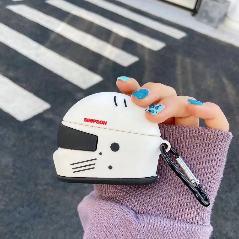 Earphone Case Airpods Pro Under Motorcycle Helmet 3D Professional