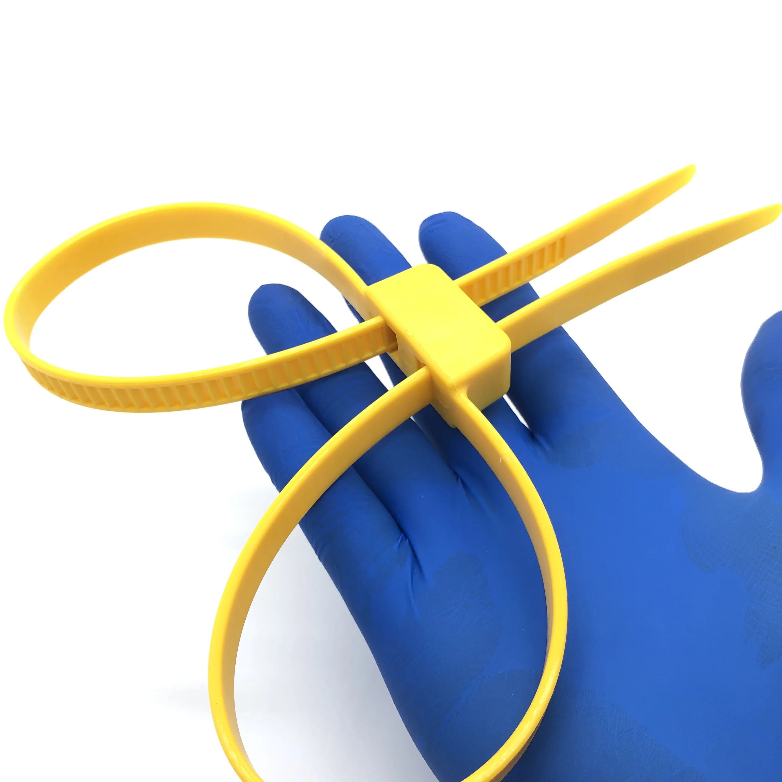 

5 pcs Handcuff Disposable Double Flex Zip Tie Cuff Flex Restraints police double-ring binding tape SM nylon binding tape