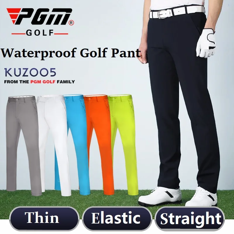 Men Golf Tennis Baseball Pants Slim 