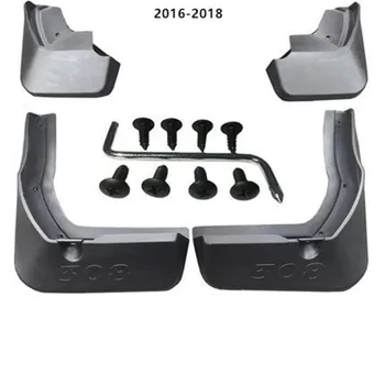 

Araba aksesuarları ABS plastik çamur Flaps Splash Guard çamurluk Peugeot 308 2012-2019 için araba styling