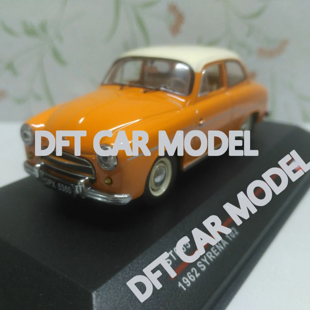 

1:43 Alloy Car Toy Vehicles SYRENA 102 1962 Model Of Children's Toy Cars Original Authorized Authentic Kids Toys