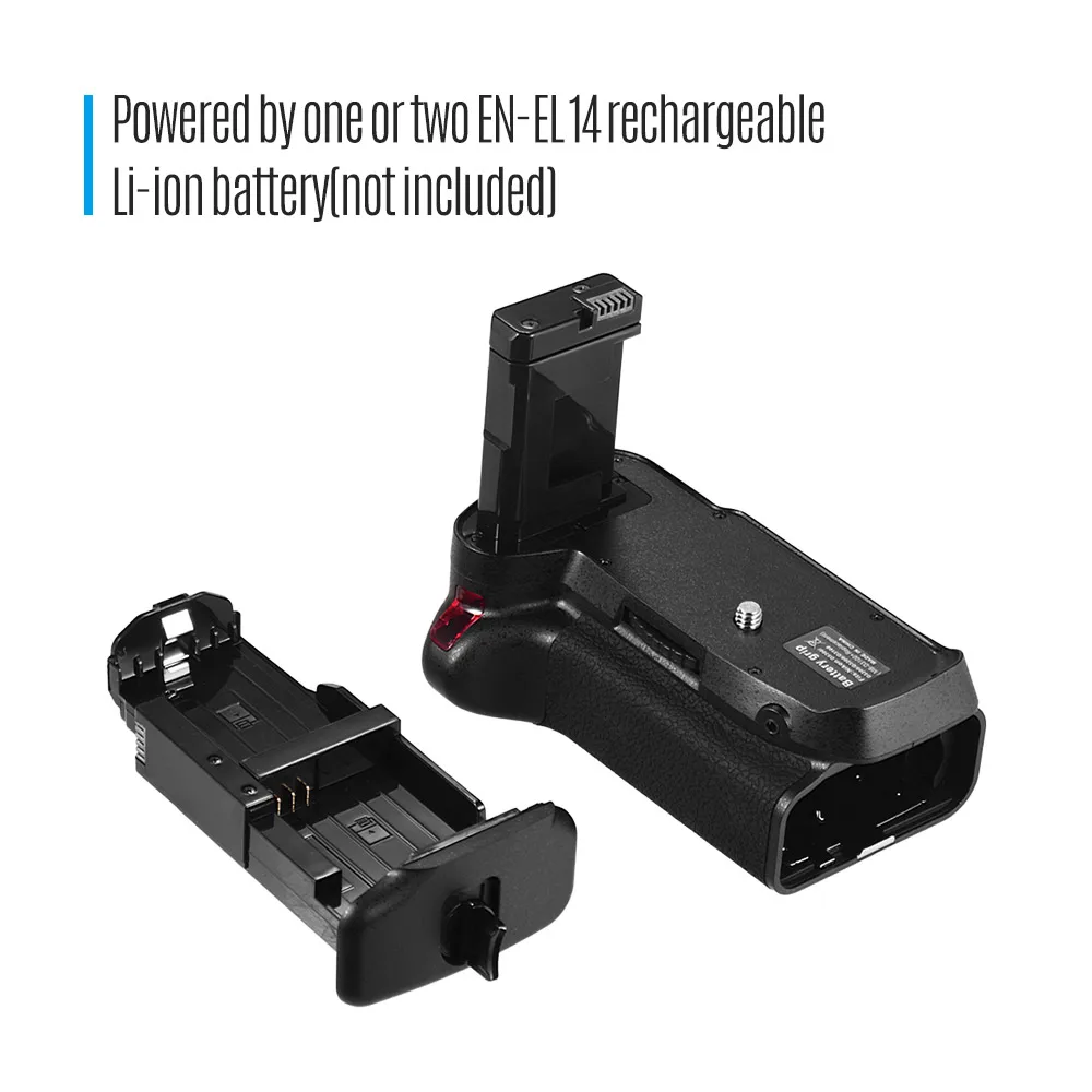 Camera Battery Handle Grip For Nikon D5300 D3300 D3200 D3100 DSLR Camera EN-EL14 Battery Powered With IR Remote Control