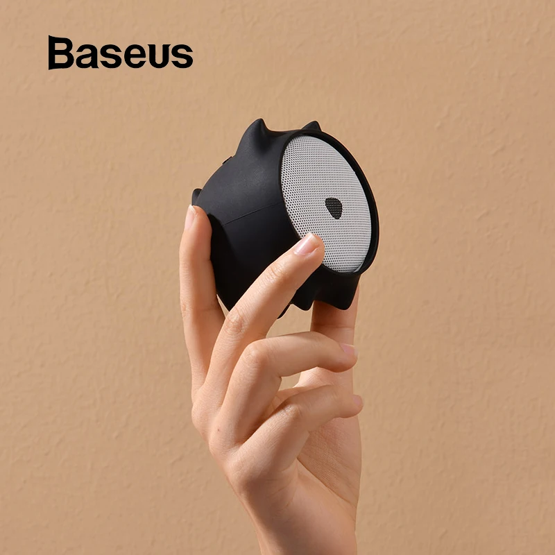 Портативная Bluetooth Колонка Baseus улучшенные басы цветная модель животного