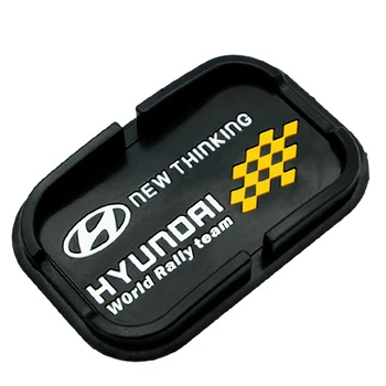 

1pc Fashion Car Non Slip Grip Pad Phone GPS Holder Mat For Hyundais Santa Fe Sonata Solaris Azera Creta I30 Ix25 Tucson IX35