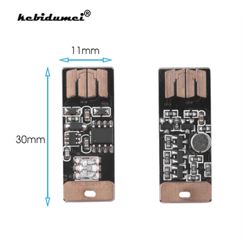 

Car LED Atmosphere Light Touch And Sound Control Auto Decorative Lamp RGB Music Rhythm Light With USB Socket Car Styling