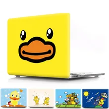 Милая желтая утка жесткий пластиковый чехол для ноутбука для Apple Macbook Air Pro retina 11 12 13 15 Touch Bar A1932 A1706 A1708 A1990