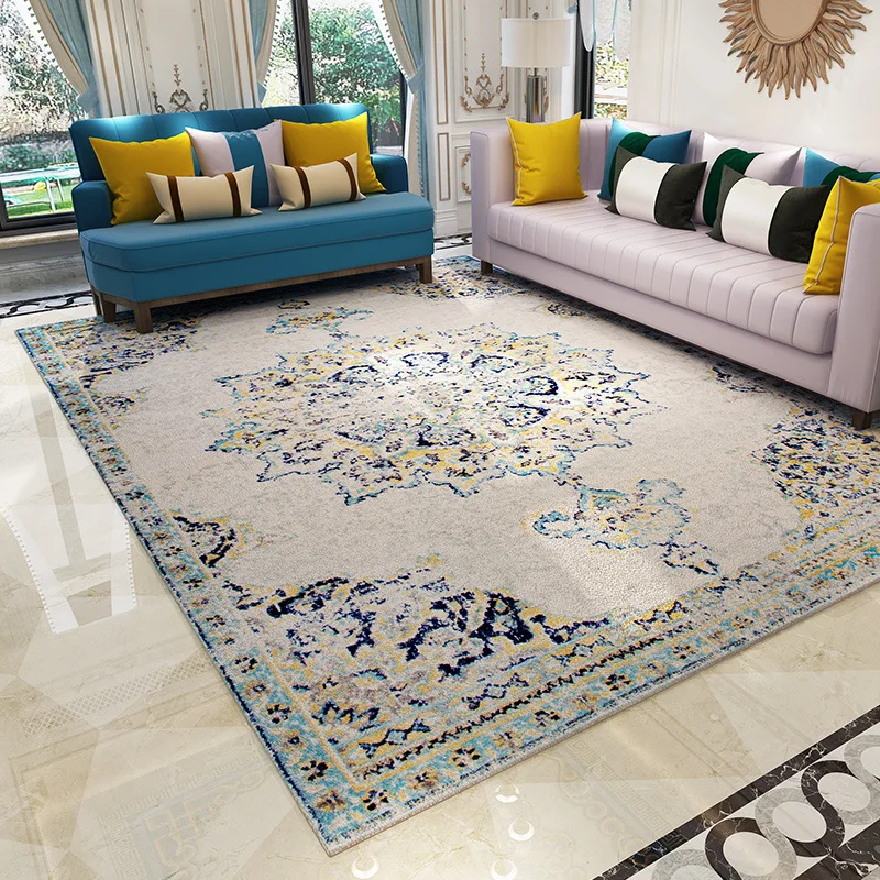 Богемный Американский ретро-ковры для гостиной, ковер в стиле Марокко, спальня, домашний диван, персидский ковер, коврики и ковры