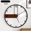 Nordic Retro Luxurious Style Wall Clock Hanging Hollow Iron Metal Clock Wall Simple Fashion Kitchen Decoration Living Room 3