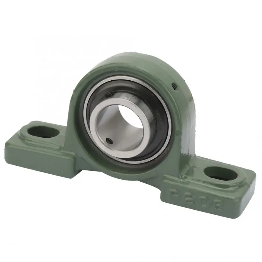 Подушка Bearing1PCS UCP206 Подушка блок подшипник шариковый вмонтированный подшипник 2 болта твердая база с корпусом подшипника