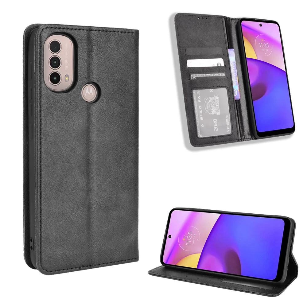 Per Motorola Moto E40 Custodia Portafoglio Flip Style Custodia In Pelle Pu Custodia Per Motorola Motoe40 Con Cornice Per Moto E40 E 40