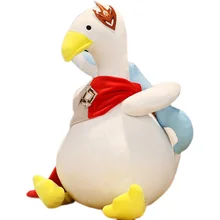 Jouet en peluche de canard de 60cm, poupées en peluche d'animaux doux, oreiller Kawaii, cadeau de noël et d'anniversaire pour enfants