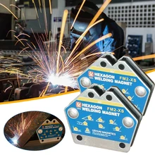 2/4pcs Welding Magnet Durable Multi-Angle Magnetic Welding Holder Fixer Positioner for Welding Soldering Assembly Locator Tools