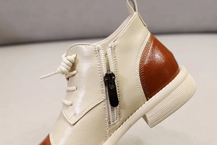 Г. Новые осенне-зимние детские сапоги цветные сапоги Martin для девочек модные британские БОТИНКИ на холодную погоду для мальчиков