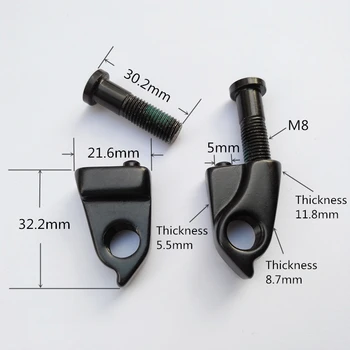 

5pc Bicycle rear Derailleur hanger for Cube #10137 Canyon NO.21 GHOST CORRA TEC SPECIALIZED BULLS STEVENS NORCO MAXX DIAMONDBACK
