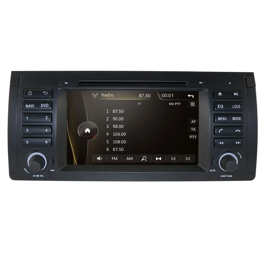 Sale Ossuret 1 Din HD Car Multimedia Player Car Radio Stereo Car GPS Navigation 9 inch For BMW E53 E39 X5 Audio Player USB RDS DAB BT 1