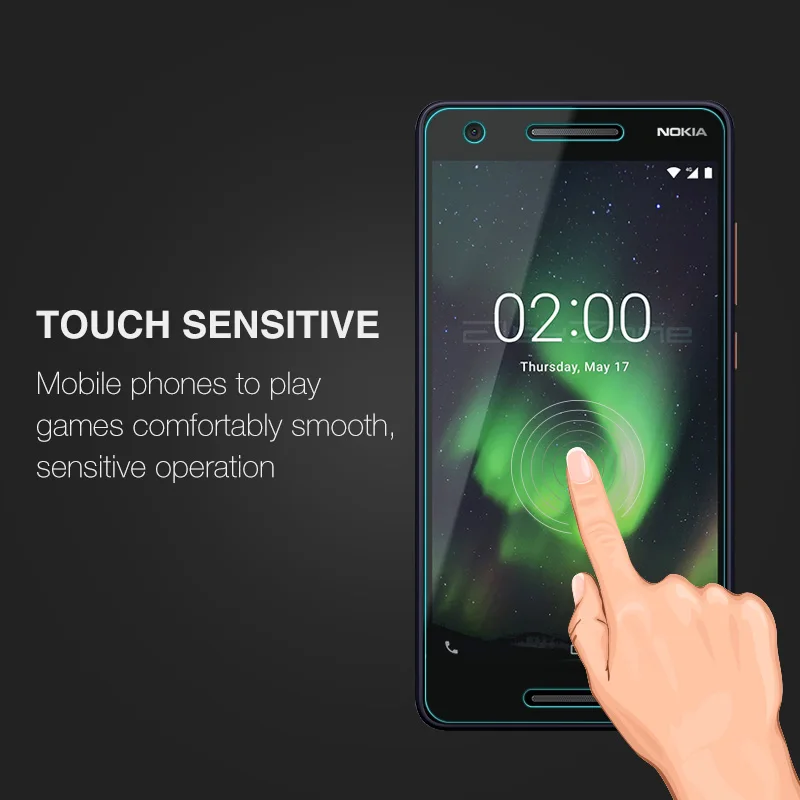 2 шт. для Nokia 2,1 закаленное Стекло Экран защитная пленка, Стекло протектор для Nokia 2,1 TA-1080 TA-1092 TA-1084 TA-1093 TA-1086