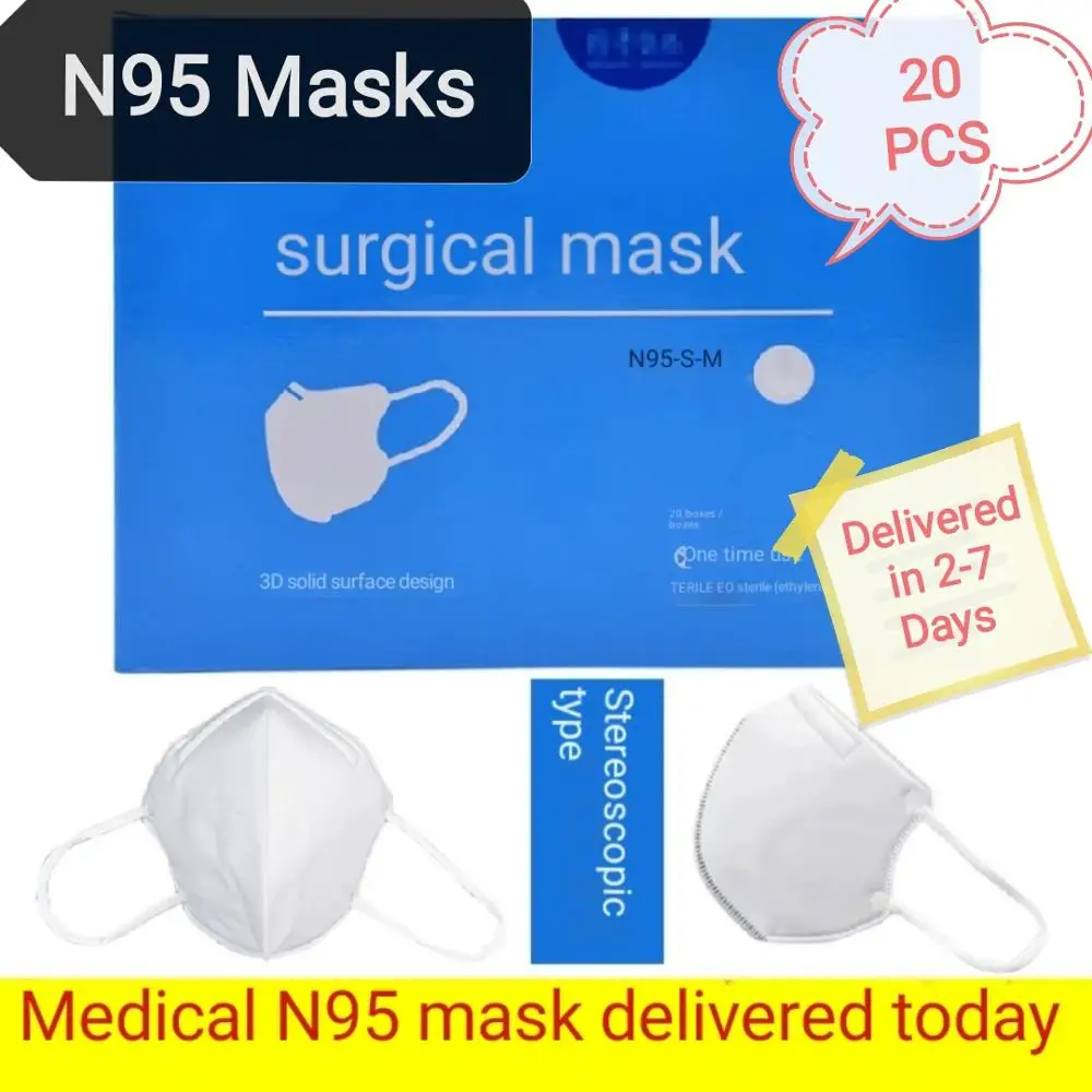 

20 PCS N95 Labelled Masks Individual Package