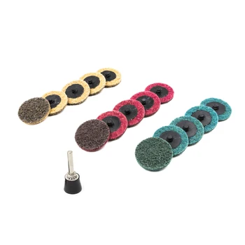 

25Pcs 2inch Roloc Quick Change Discs Sanding Disc with 1/4inch Holder for Die Grinder Accessories