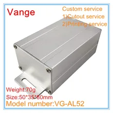 5 шт./партия настенные алюминиевые корпуса КОРПУСА 6063-T5 алюминиевые проектные коробки 50*35*80 мм для электронного устройства