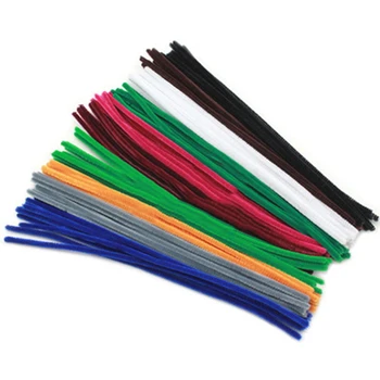 

30/50/100pcs Multicolour Chenille Stems Pipe Cleaners Handmade Diy Art Crafts Material Kids Creativity Handicraft Children Toys