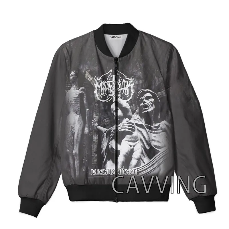 CAVVING 3D Printed  Marduk Band   Zipper Bomber Jackets Men Overcoat Mens Coat Zip Up Jackets for Women/Men   J02 2