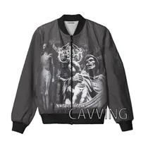 CAVVING 3D Printed  Marduk Band   Zipper Bomber Jackets Men Overcoat Mens Coat Zip Up Jackets for Women/Men   J02 2