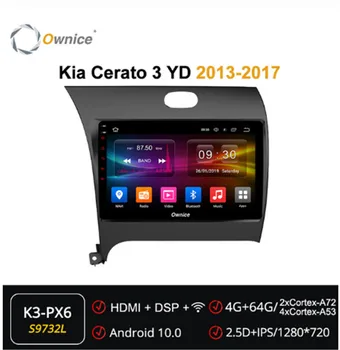 

Ownice 4GB+64GB Android 10.0 Octa core Car radio player DVD GPS Navi For Kia Cerato 3 YD 2013-2017 k3 DSP 4G Multimedia