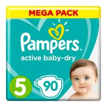 Pampers подгузники Active Baby-Dry, размер 5,(11-16 кг), 90 шт