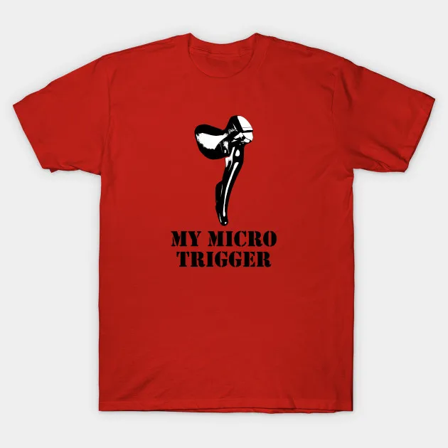 Мужская футболка My Micro Trigger Велоспорт от esskay1000 Футболка женская мужская | одежда