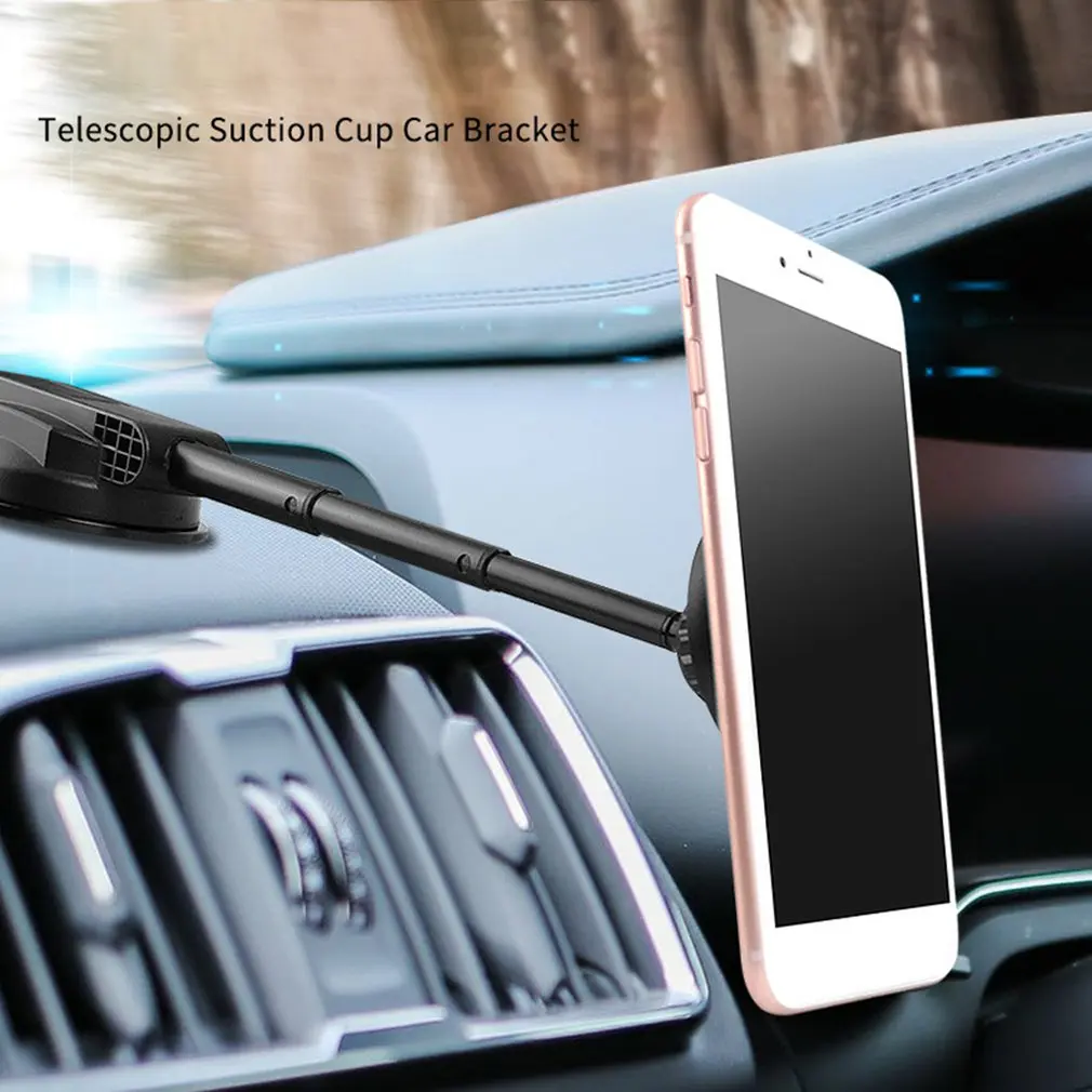 

Suction Cup Telescopic Car Bracket Mobile Phone Navigation Universal Frame Center Console Car Support Frame