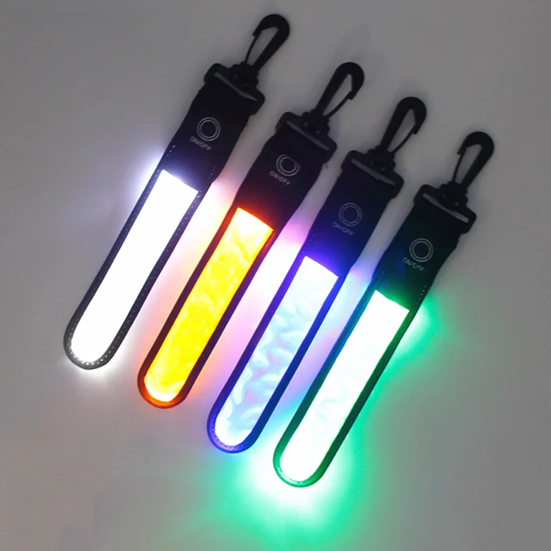 Pendant-Decor Belt-Strap Safety-Bag Reflective-Lighting Outdoor-Accessories Night Sports