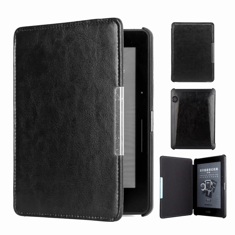 

Protective Cover for Kindle Voyage Imitation Leather Case Smart Sleep Protection Case