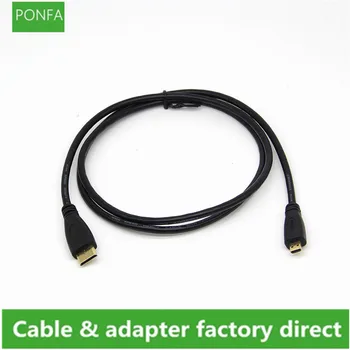 

HDMI 1.4 Mini Male to Micro HDMI Male Video Cable Cord Type C to D Adapter High Quality For TV DV Phone 0.3m/1m/1.8m