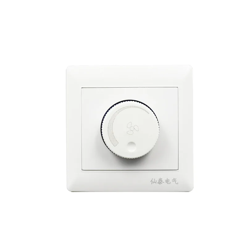 

Supply Rotating Fan Switch White Speed Governing Control Switch 86 Type Concealed Speed Switch Steel Frame Structure