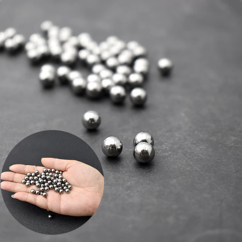 Bola de acero de 7mm para tirachinas de caza al aire libre, accesorios de caza profesionales de alta dureza, 50 Uds./100 Uds./200 Uds.