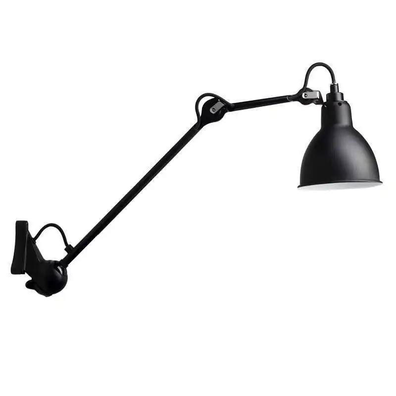 

Northern Europe Concise Post Modern Flexible Wall Lamp Industry Wind Restaurant Hotel Bedside Study Originality Swing Long Rod
