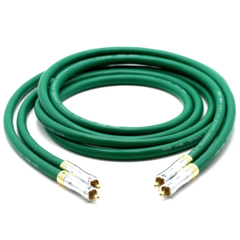 Hifi Mcintosh 2328 Audio 7N Rame Mcintosh Rca Interconnect Cavo Audio Con Connettore Per Spine Rca Placcato Oro Pailicce