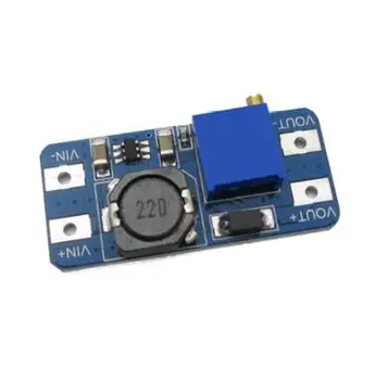 

2pcs MT3608 DC-DC Adjustable Boost Module Feed Converter Voltage Regulator Module 2 V-24 V to 5 V-28 V 2A