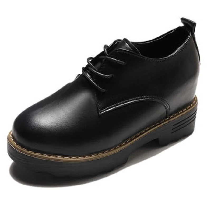 

Women's shoes 2019 summer new increase single shoes female Bullock tie wild casual shoes women's tide